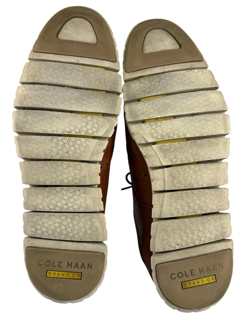 Cole Haan ZerøGrand Brown Leather Wingtip Oxford Dress Shoes Grand.OS Men's 15W